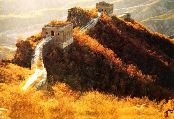 Simatai Great Wall Autumn Scenery